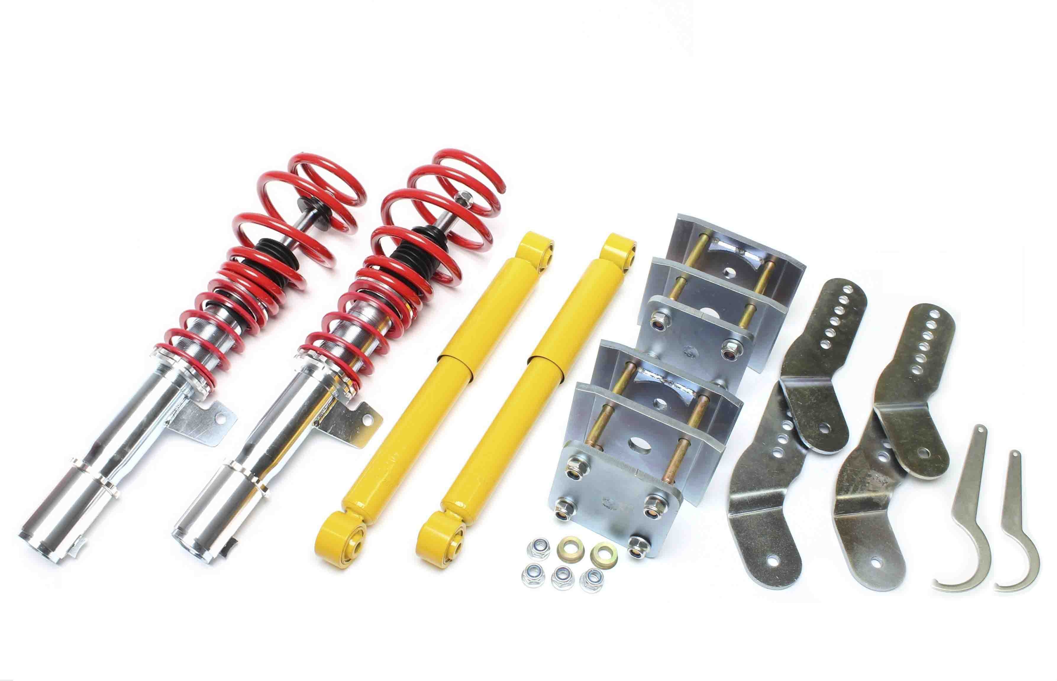 TA Gewindefahrwerk für VW Caddy 3 50mm Federbein