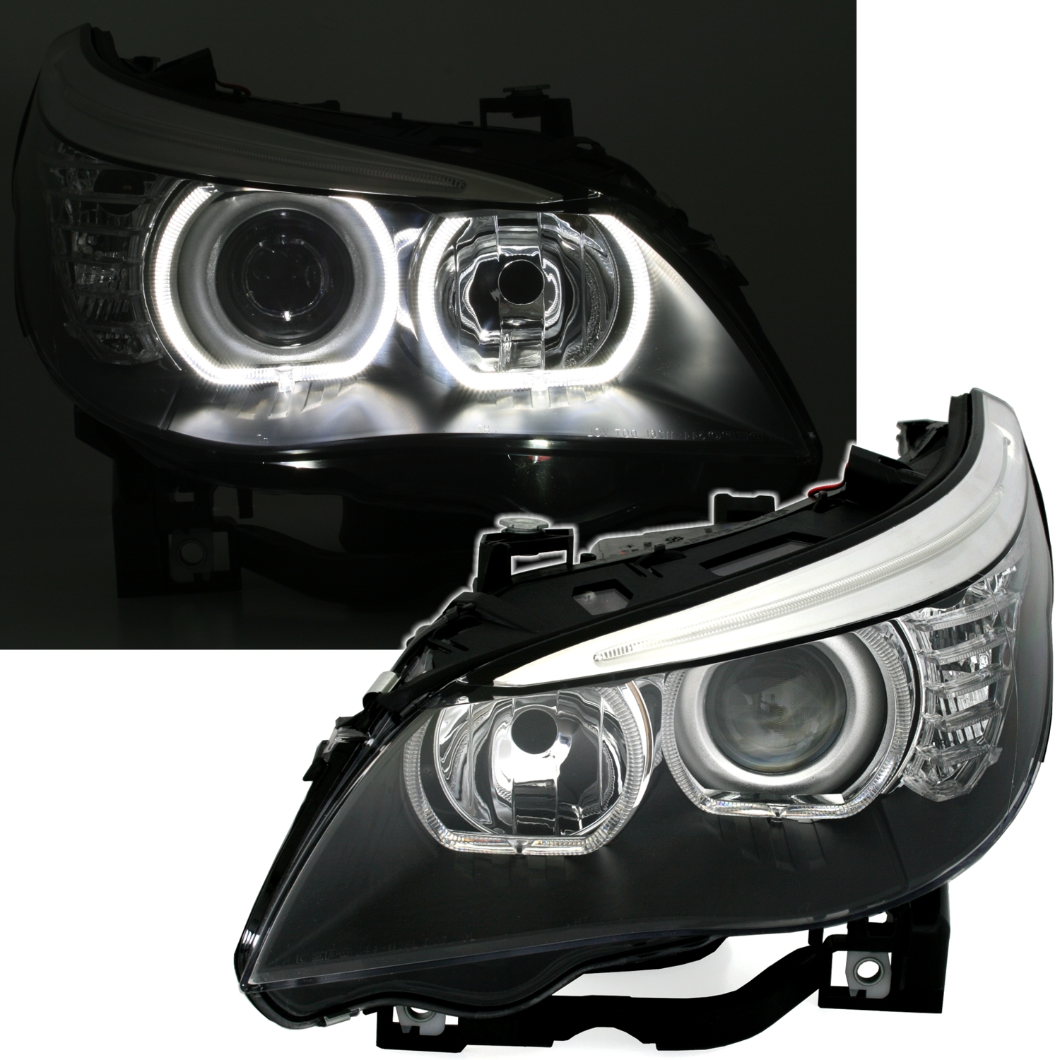 Angel Eyes Scheinwerfer Set für 5er BMW E60 / E61
