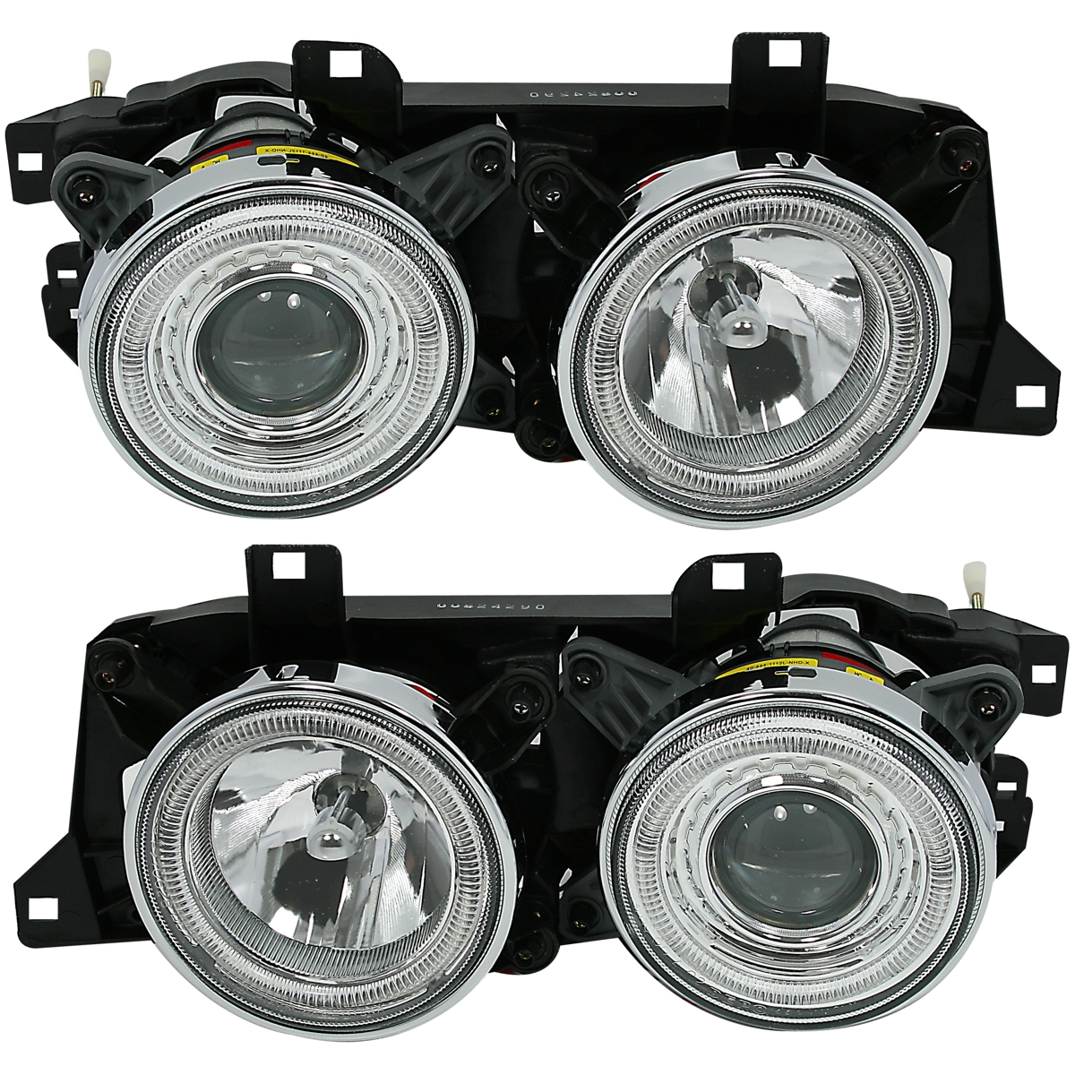 Angel Eyes Scheinwerfer Set für BMW E34 + E32