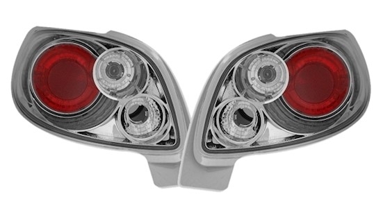 Rückleuchten für Peugeot 206 Cabrio in Chrom