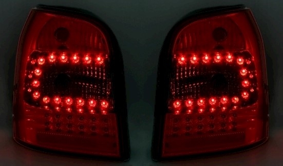 LED Rückleuchten für Audi A4 B5 Avant in Rot-Weiß