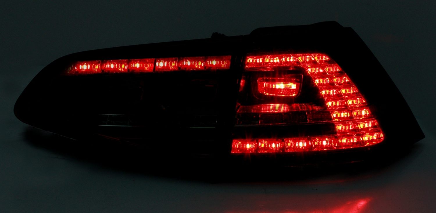 LED Rückleuchten für VW Golf 7 GTILook / Dunkelrot
