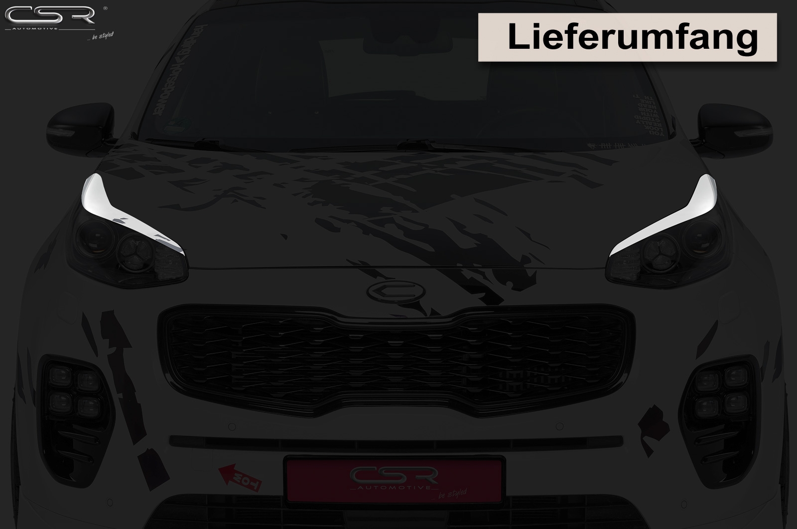 CSR Scheinwerferblenden für Kia Sportage 4 Typ QL