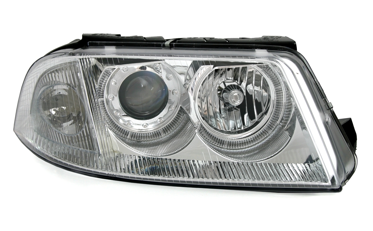 Angel Eyes Scheinwerfer für VW Passat 3BG in Chrom