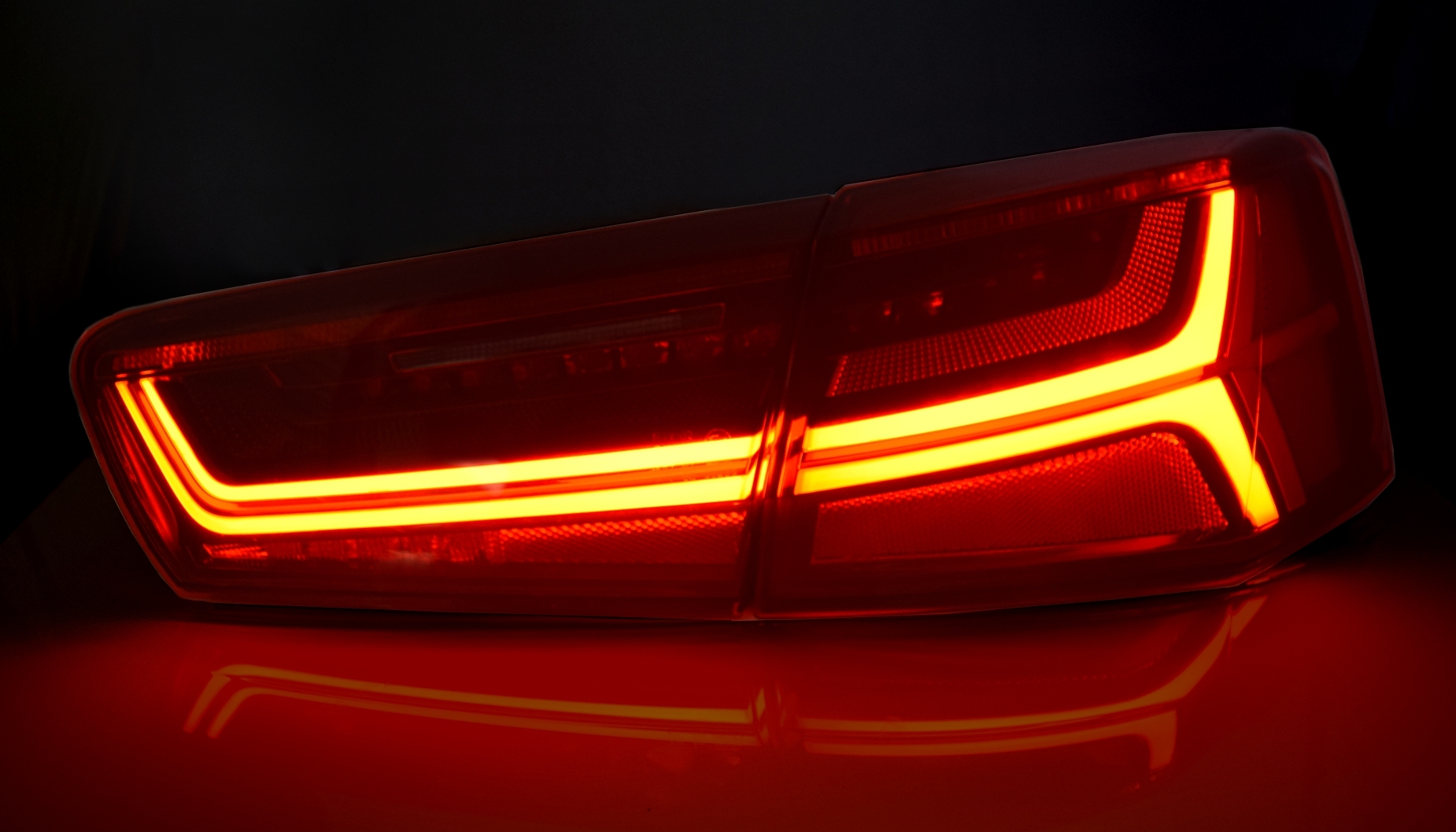 LED Rückleuchten Set für Audi A6 C7 Limo / Schwarz