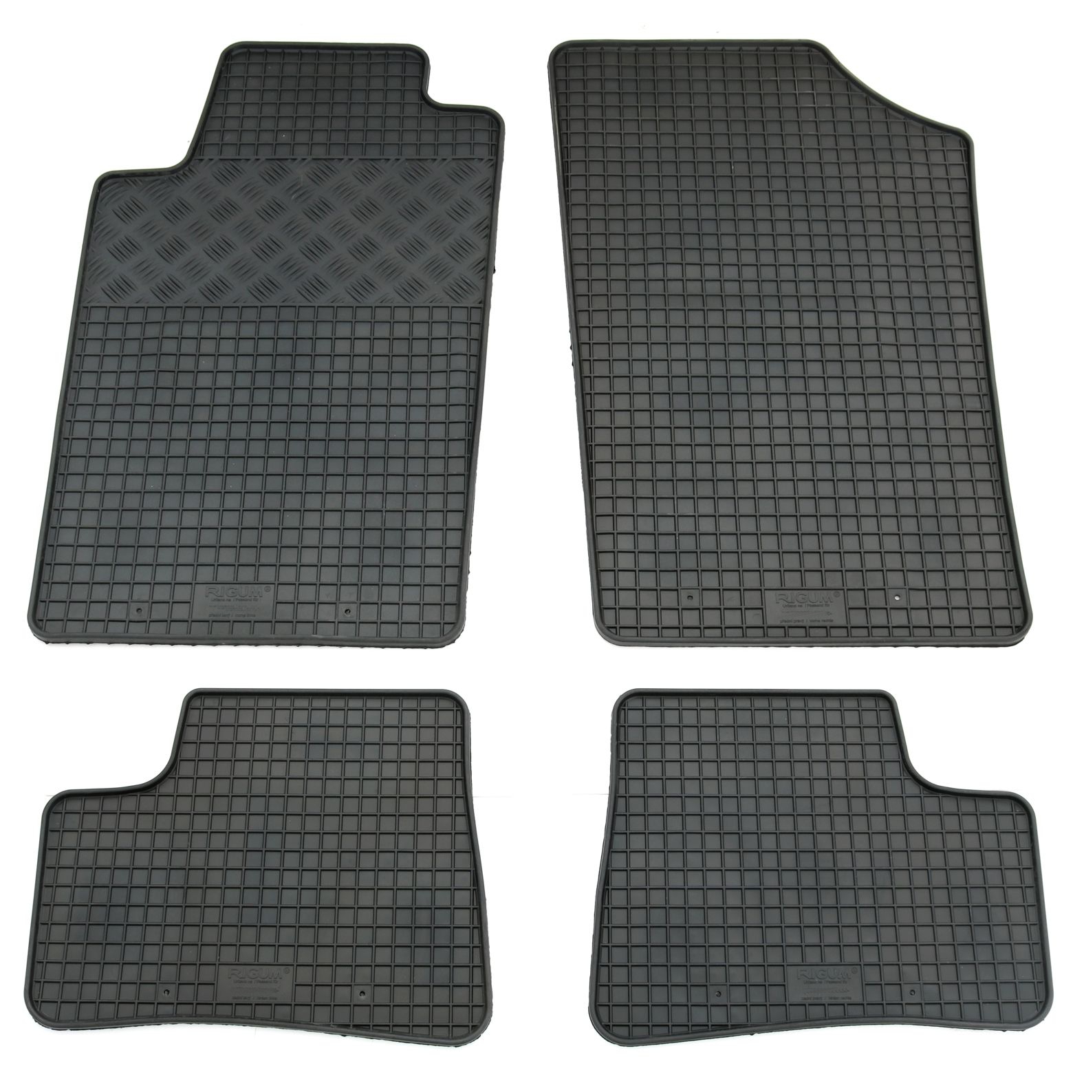 Gummi Fußmatten für Peugeot 206