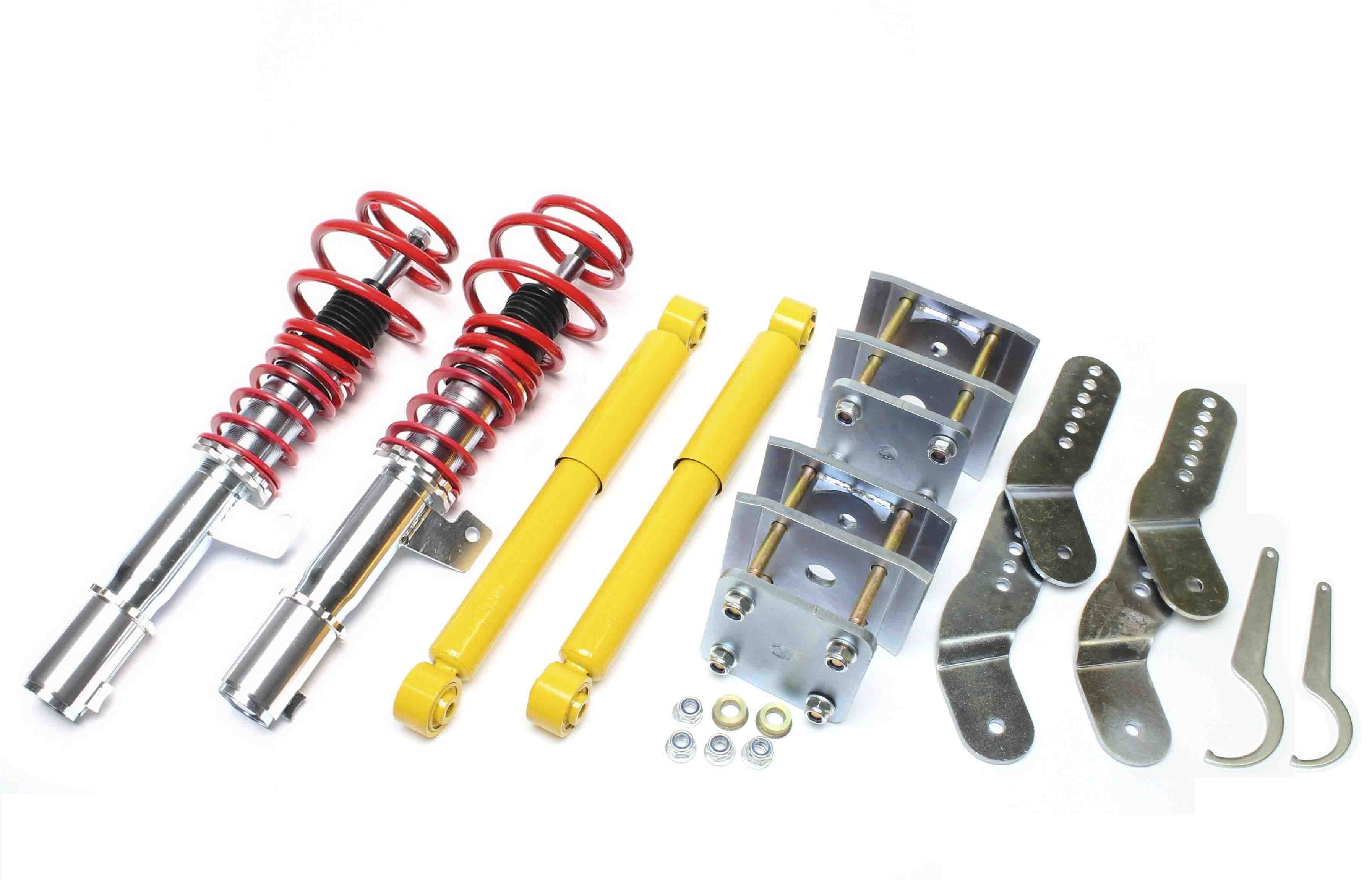 TA Gewindefahrwerk für VW Caddy 3 50mm Federbein