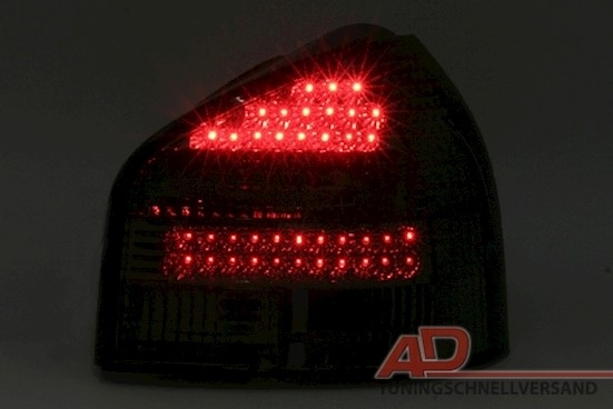 LED Rückleuchten Set für Audi A3 8L in Smoke