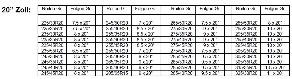 Rim Ringz Felgenschutzringe 20" in Silber