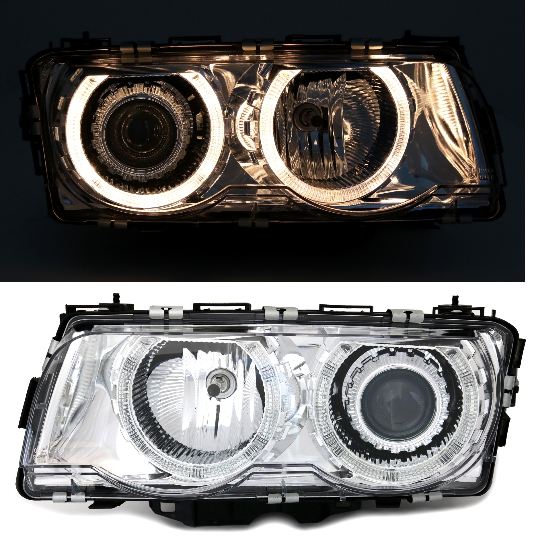 Angel Eyes Scheinwerfer für 7er BMW E38