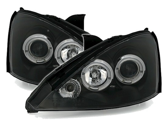 Angel Eyes Scheinwerfer für Ford Focus in Schwarz 