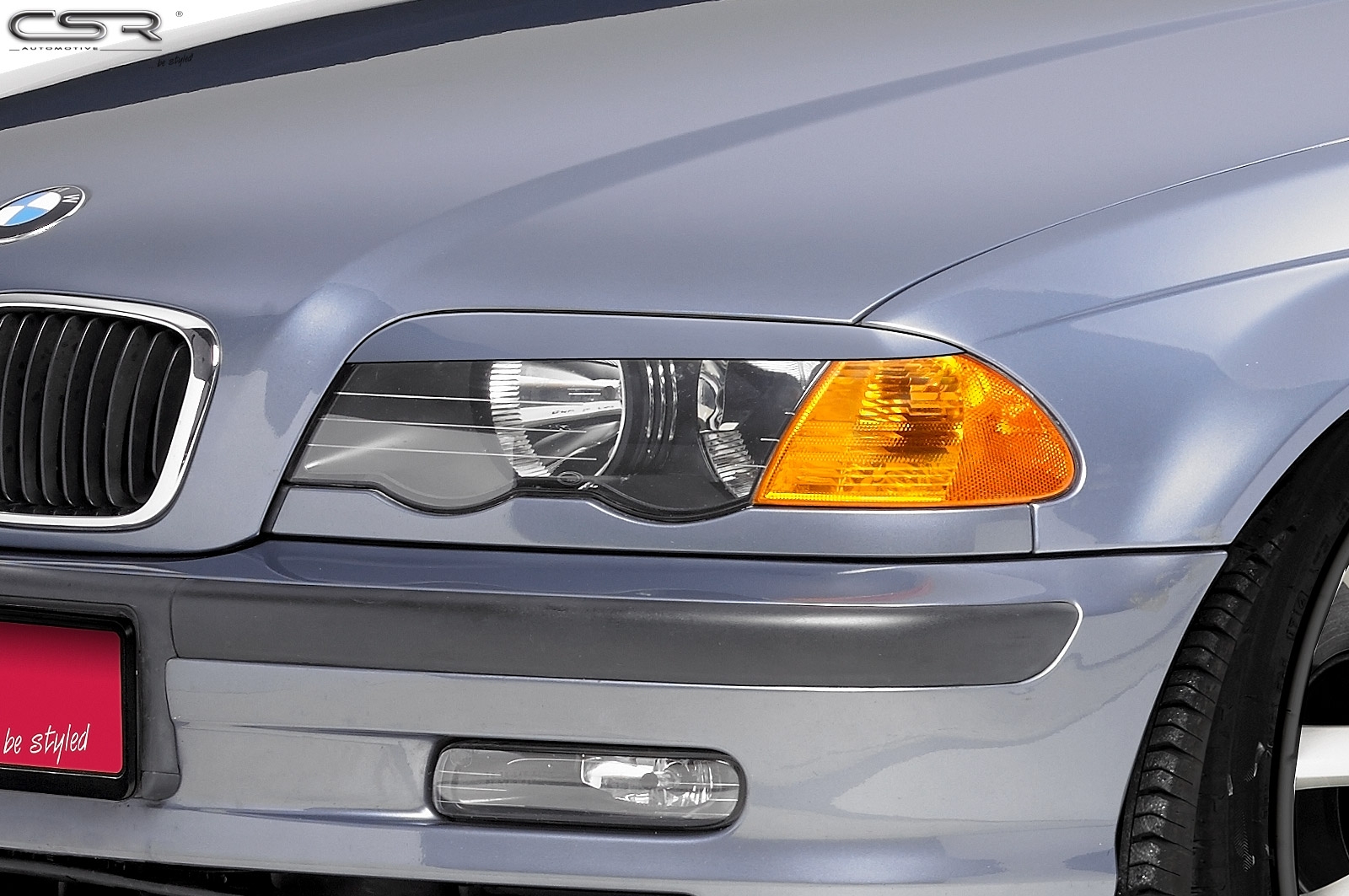 CSR Scheinwerferblenden für 3er BMW E46 Limo/Tour