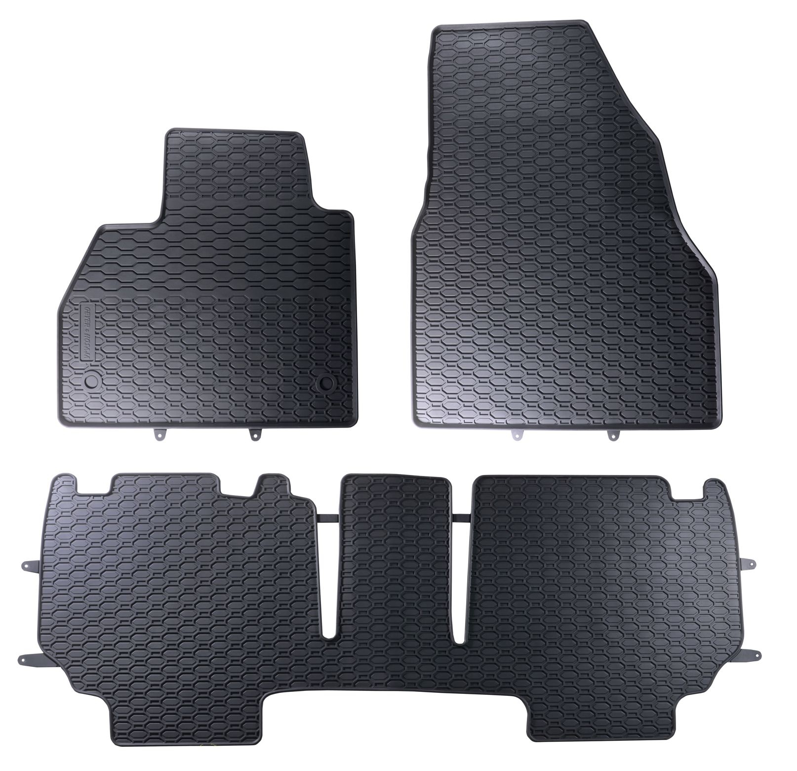 Gummifußmatten für Mercedes Citan / Renault Kangoo