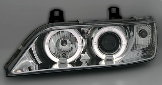 Angel Eyes Scheinwerfer für BMW Z3 in Chrom       