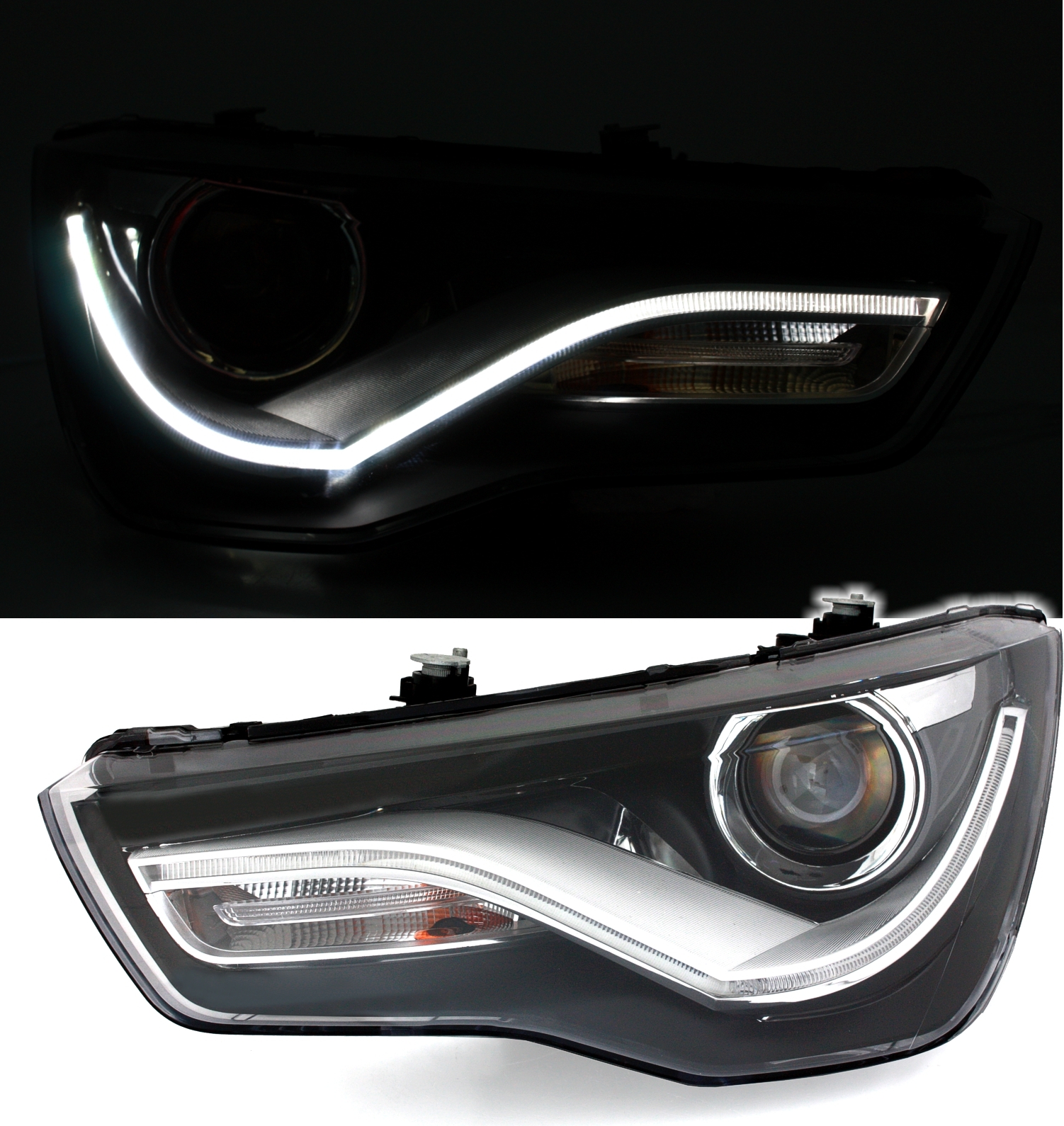 Scheinwerfer für Audi A1 in Xenon Look