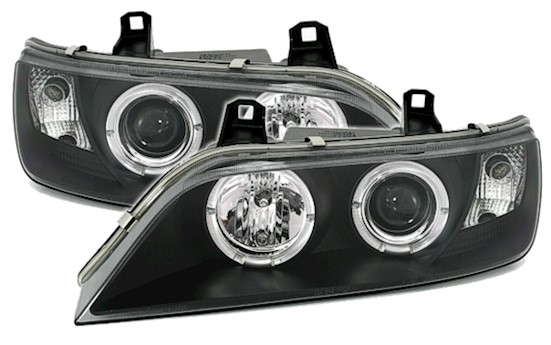 Angel Eyes Scheinwerfer für BMW Z3 in Schwarz     