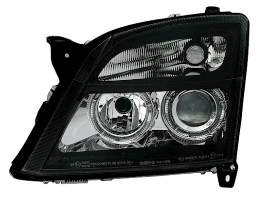 Angel Eyes Scheinwerfer für Opel Vectra C in Schw.
