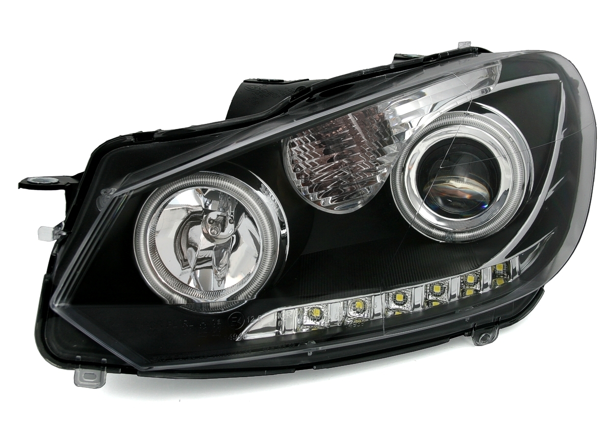 CCFL Angel Eyes Scheinwerfer mit TFL für VW Golf 6