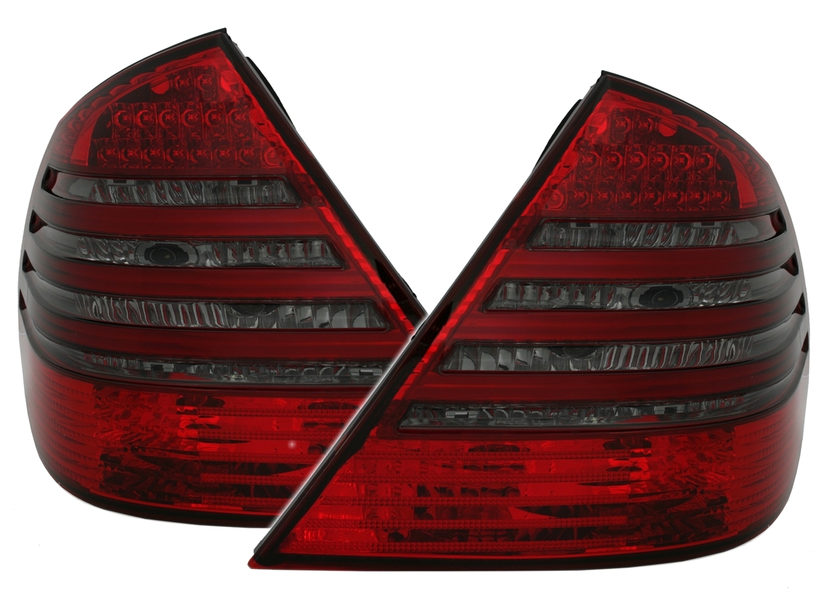 LED Rückleuchten für Mercedes W211 in Rot-Smoke
