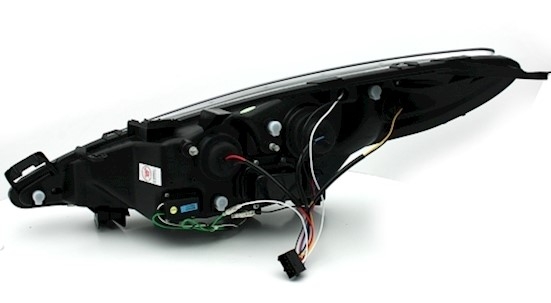 Scheinwerfer mit LED für Peugeot 207 in Chrom