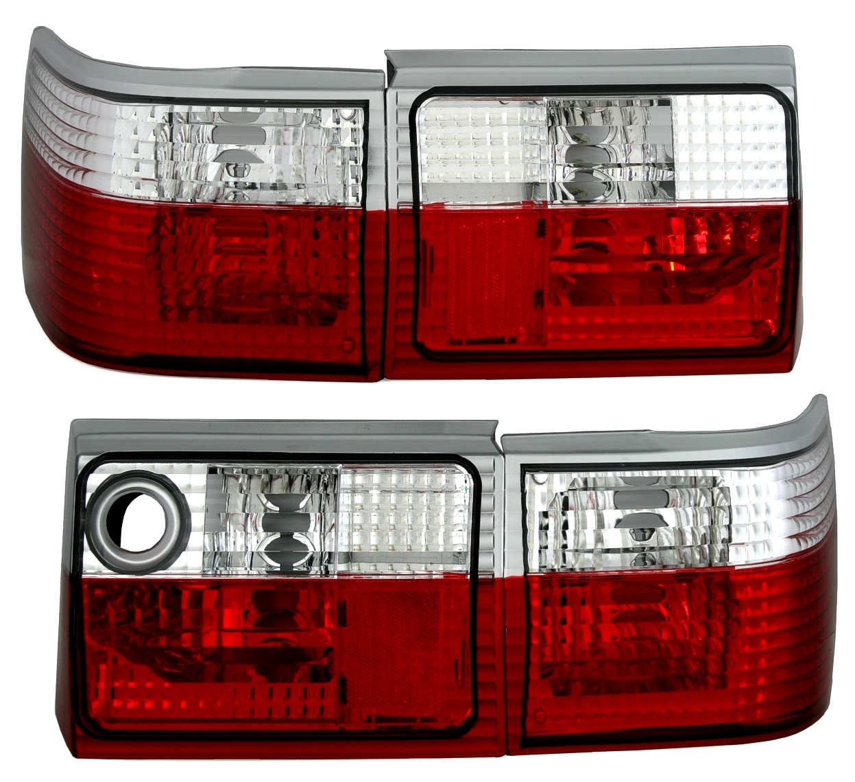 Rückleuchten für Audi 80 Typ 89 in Rot Weiss