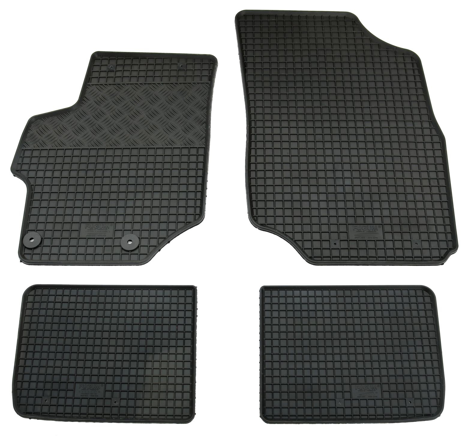 Gummi Fußmatten für Citroen C-Elysee + Peugeot 301