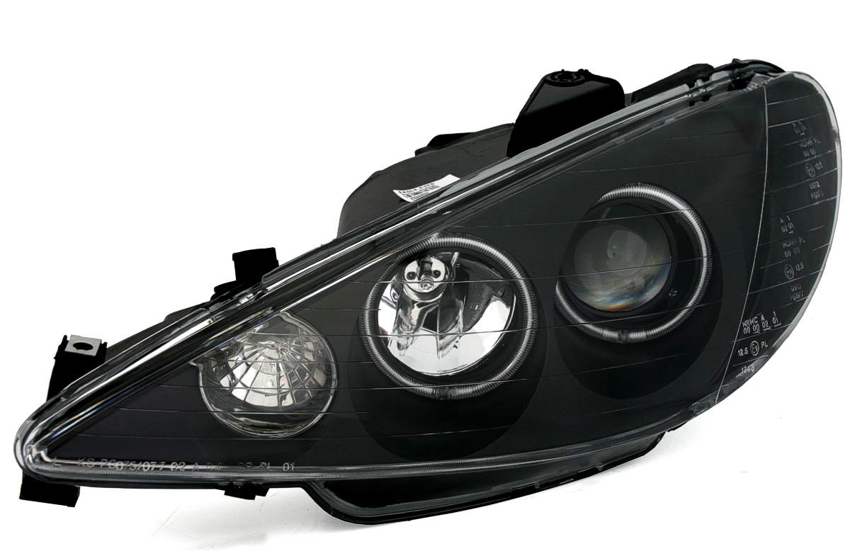 CCFL Angel Eyes Scheinwerfer für Peugeot 206