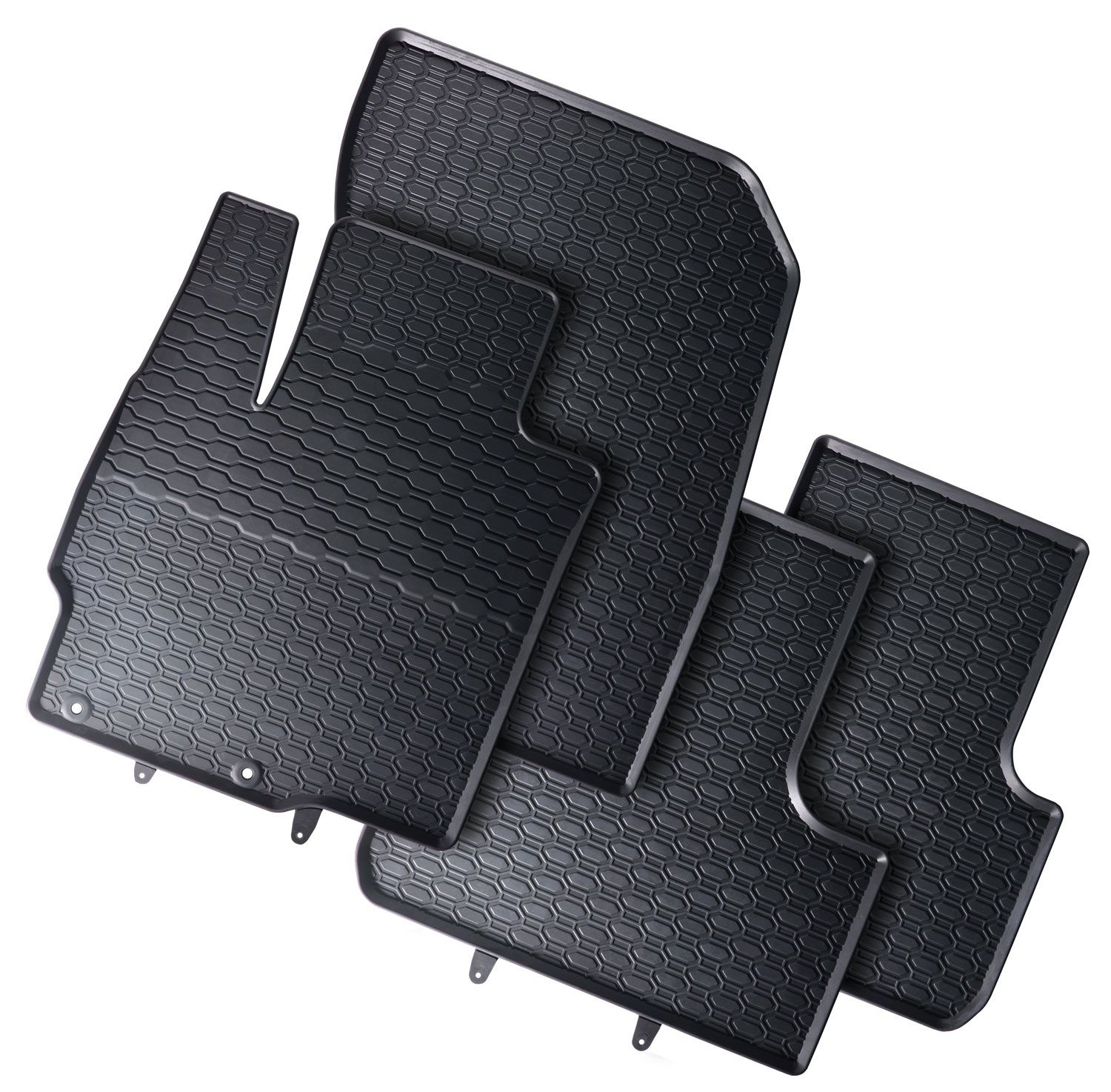Gummifußmatten für Citroen C-Crosser / Mitsubishi