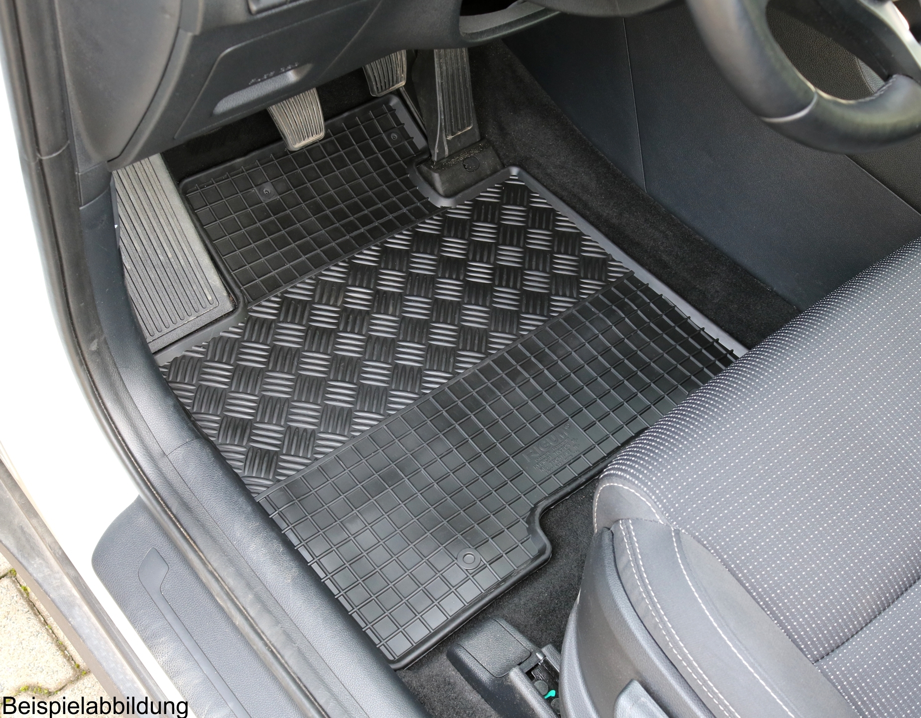 Gummi Fußmatten für Smart ForTwo 453