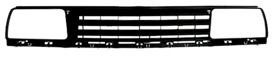 Kühlergrill ohne Emblem VW Jetta 2 / Schwarz