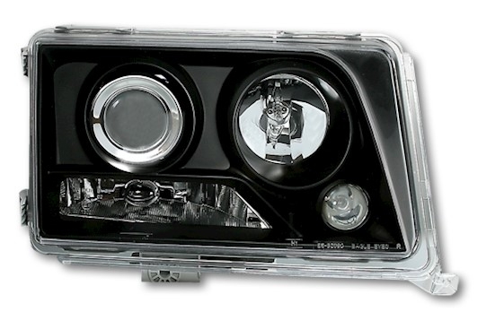 Scheinwerfer für Mercedes W124 in Schwarz