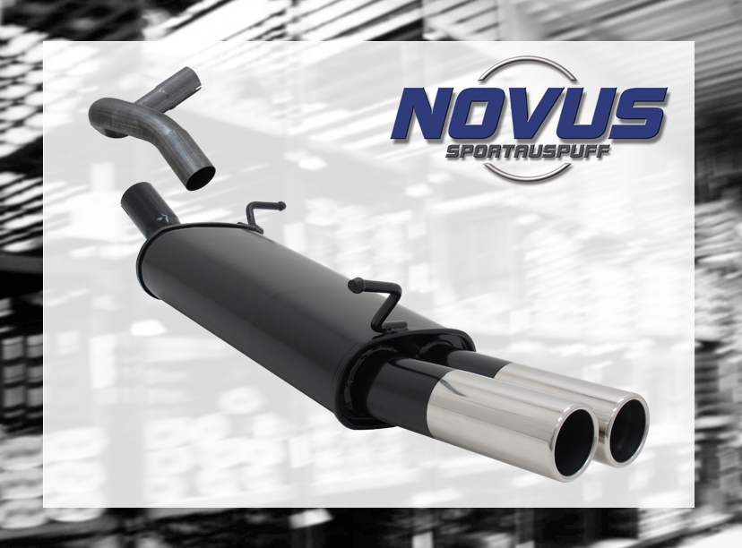 NOVUS ESD für Seat Ibiza 6L 2x76mm Design