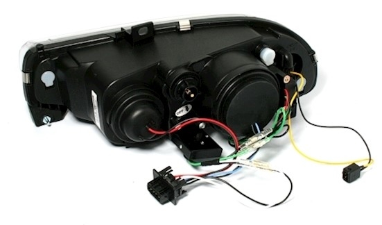 Scheinwerfer mit LED für Alfa Romeo 156 in Chrom