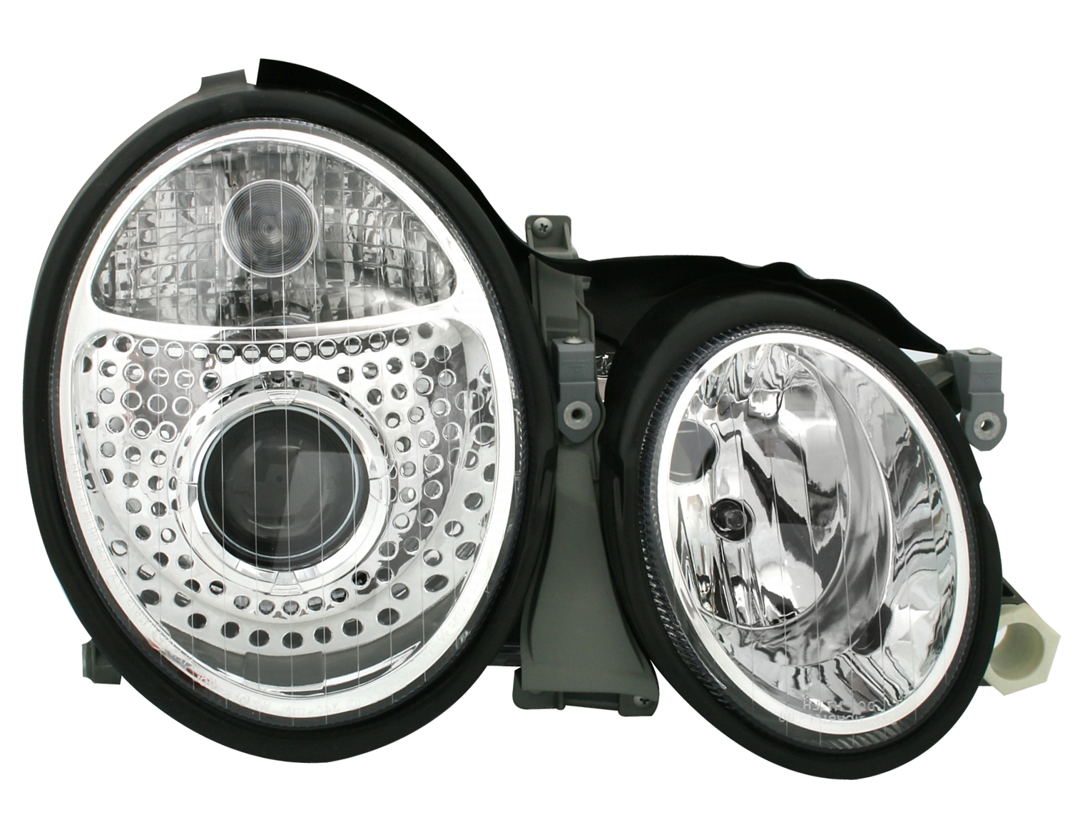 Xenon Scheinwerfer Set für Mercedes W208 in Chrom