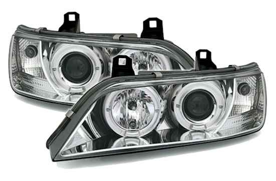 Angel Eyes Scheinwerfer für BMW Z3 in Chrom       