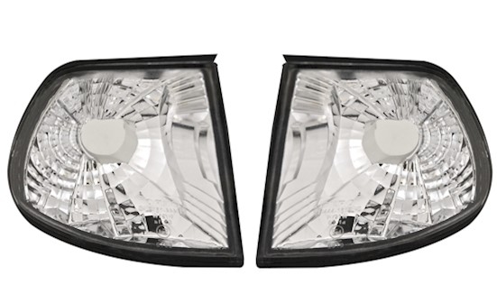 Frontblinker für 7er BMW E38 in Klarglas Chrom