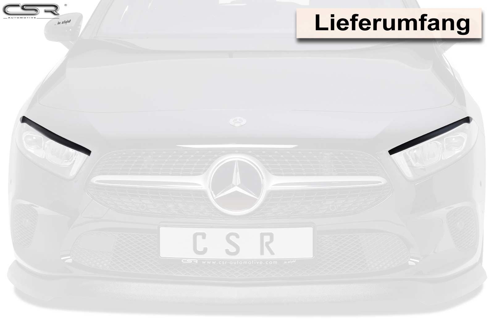 CSR Scheinwerferblenden für Mercedes A-Klasse W177