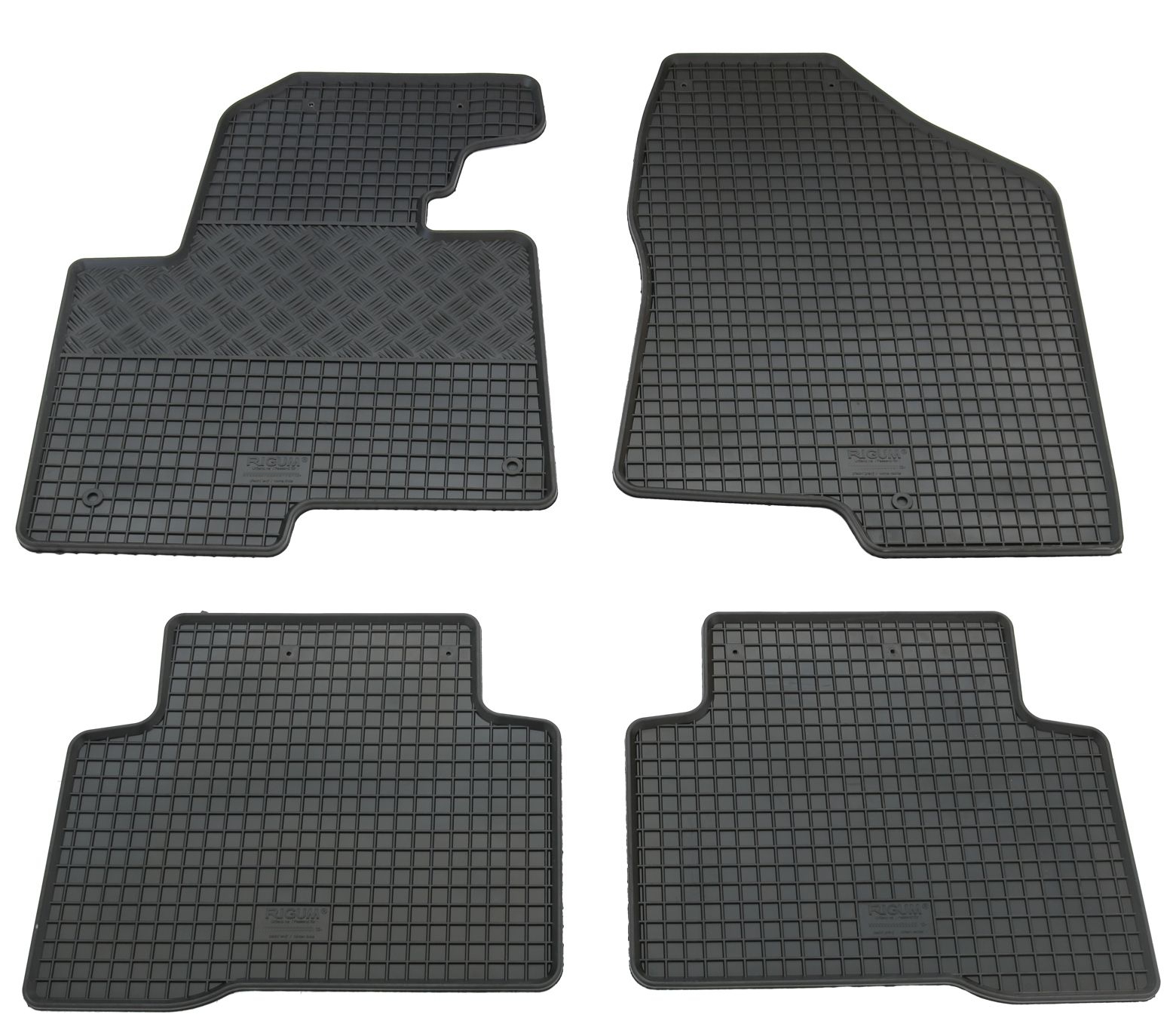 Gummi Fußmatten für Hyundai Santa Fe 3