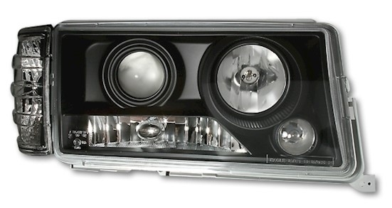 Scheinwerfer für Mercedes 190 W201 in Schwarz