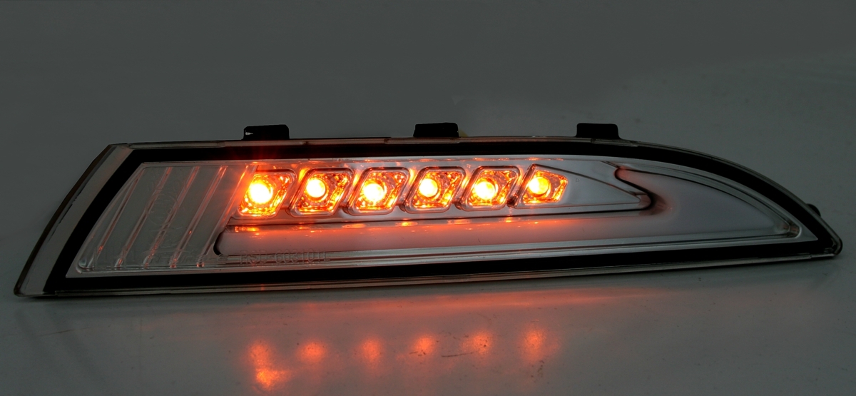 LED Frontblinker für VW Scirocco 3 in Chrom