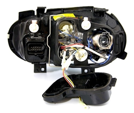 Angel Eyes Scheinwerfer für VW Golf 4 in Schwarz