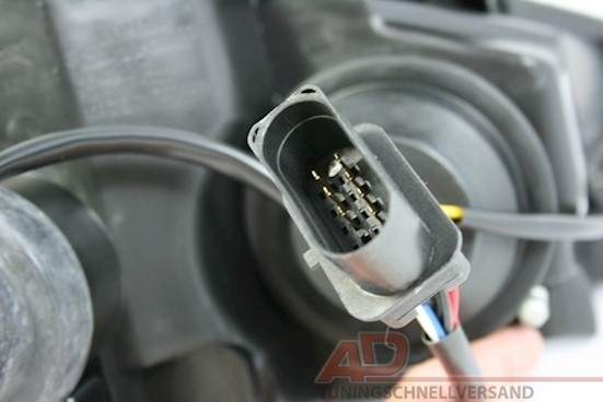 Angel Eyes Scheinwerfer für Ford Focus in Schwarz 
