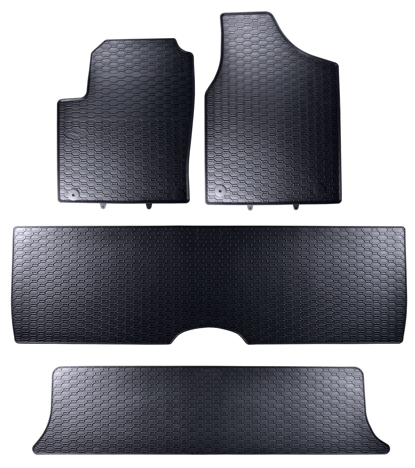 Gummifußmatten für Ford Galaxy / Seat Alhambra