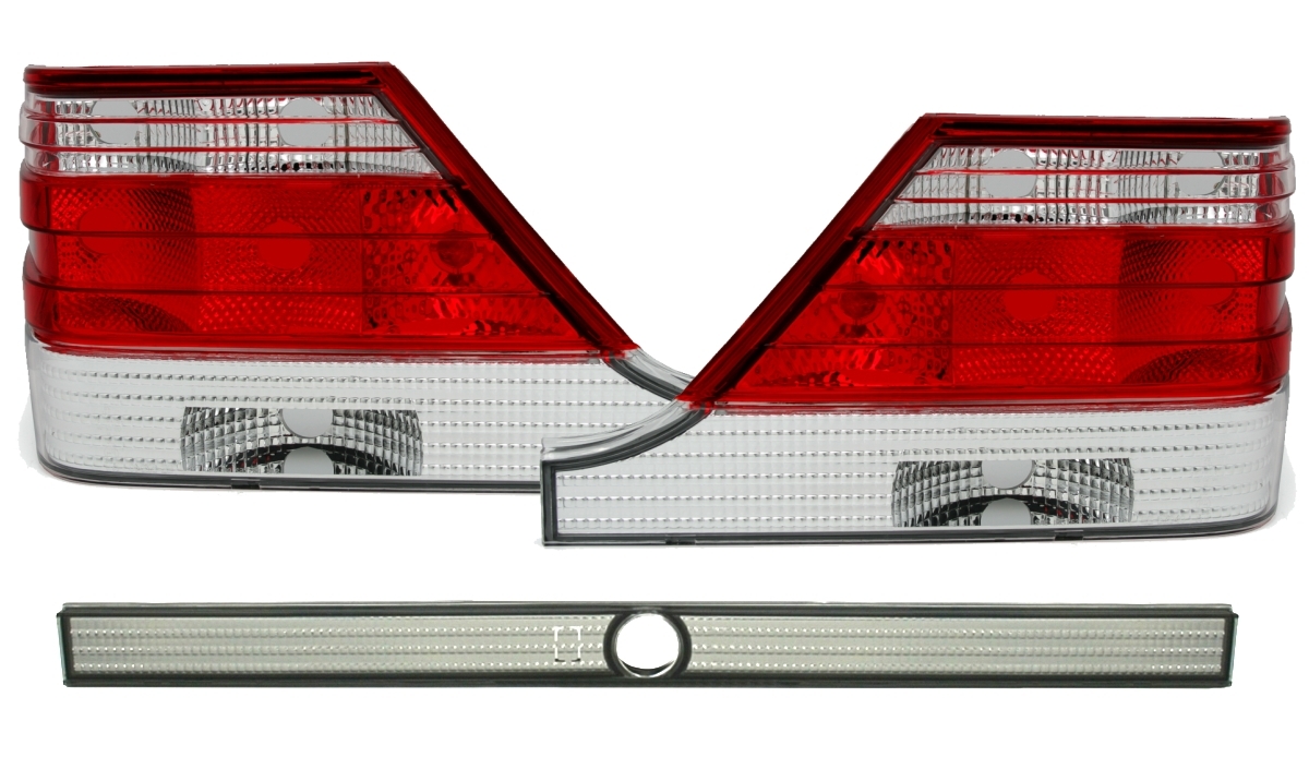 Rückleuchten für Mercedes S-Klasse W140 in R/W
