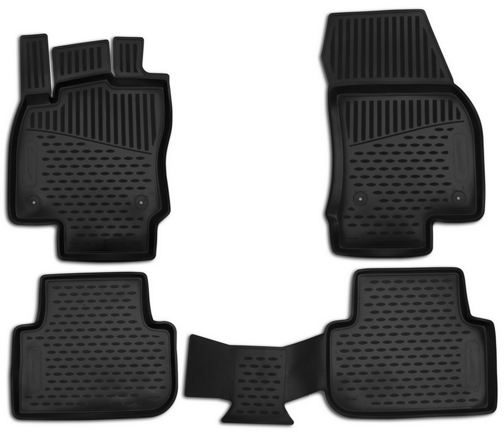 TPE Gummi Fußmatten für VW Tiguan 2