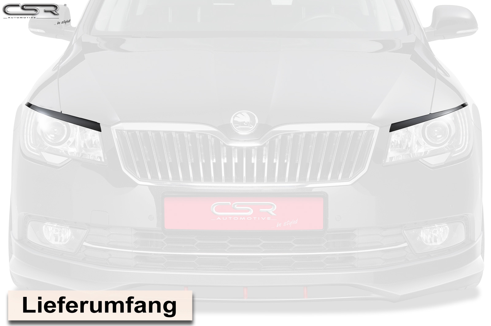CSR Scheinwerferblenden für Skoda Superb II 3T