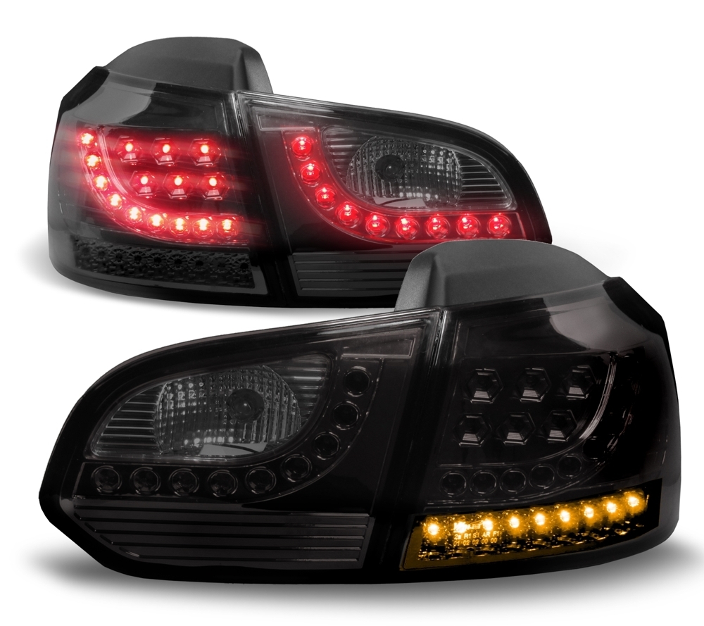 JOM LED Rückleuchten für VW Golf 6 in Schwarz