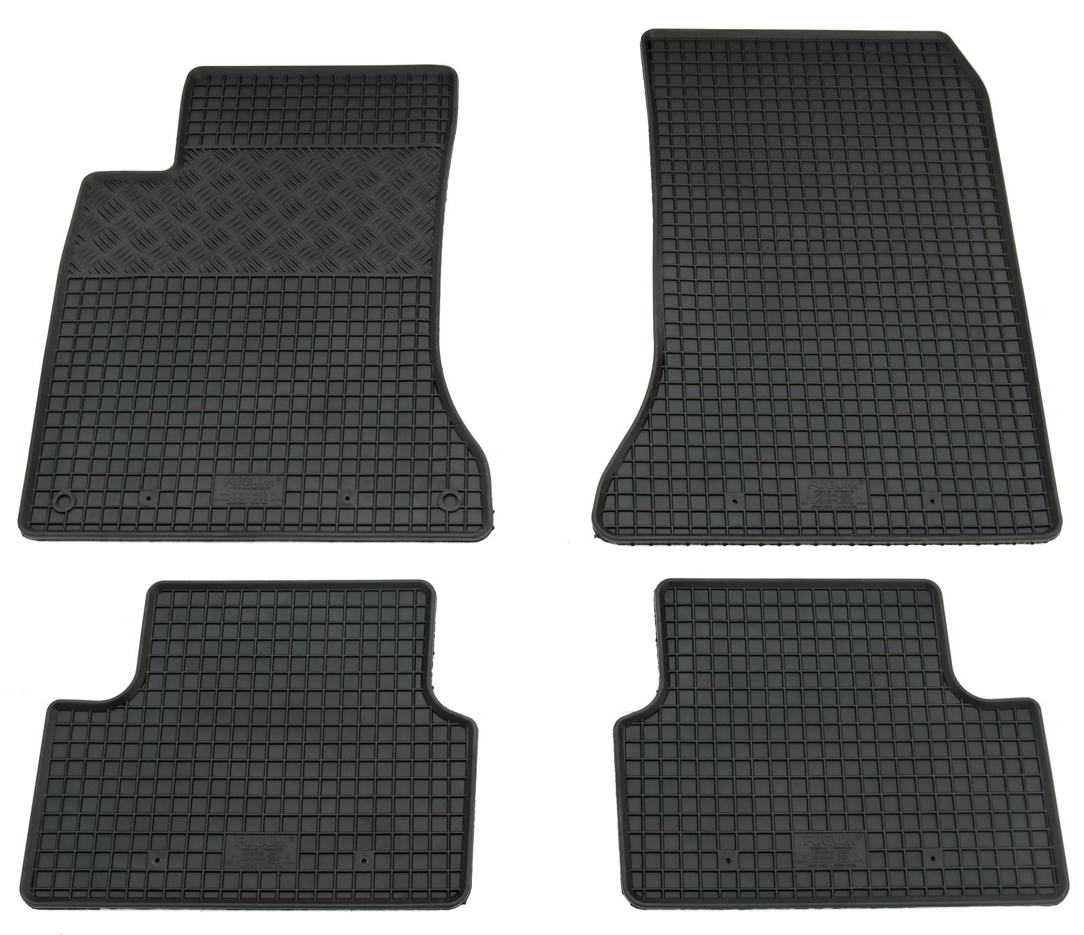 Gummi Fußmatten für Mercedes W176 + W246 + X156