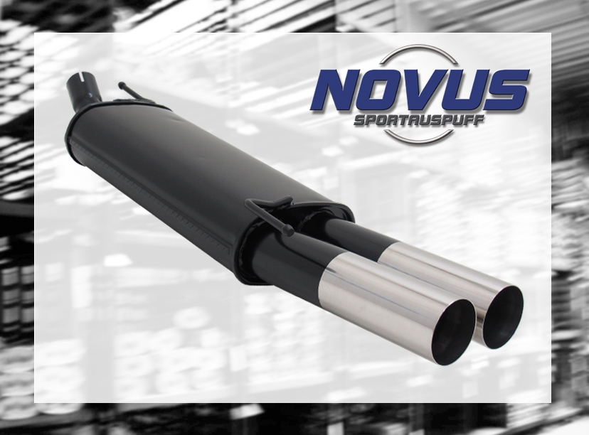 NOVUS ESD für Golf 5 + Audi A3 8P 2x76mm RL-Design