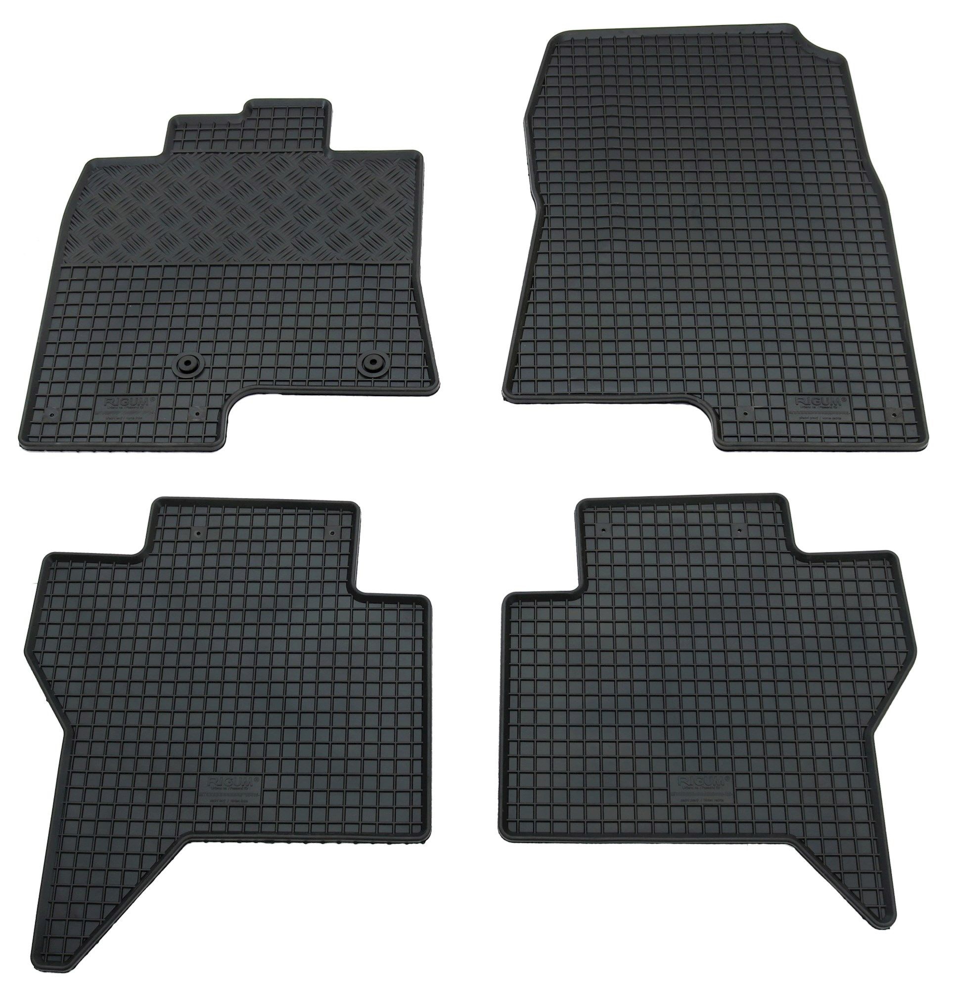 Gummi Fußmatten für Mitsubishi Pajero 3 + 4